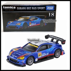 TOMICA PREMIUM 18 SUBARU BRZ R&D SPORT 1/60 TOMY DIECAST CAR 2018 NEW - Picture 1 of 7
