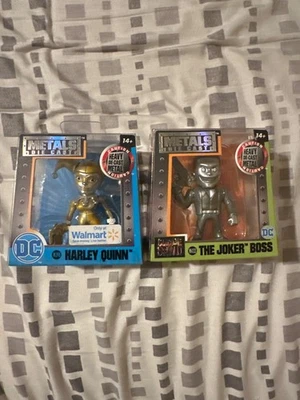 Jada Metal Figures 2.5 Joker Boss(silver)and Harley Quinn set - Image 1 of 2