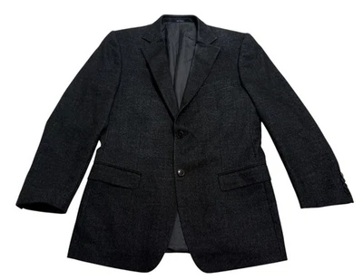 Blazer Ermenegildo Zegna City de lana y cachemir en azul marino/negro Foto 1 de 4