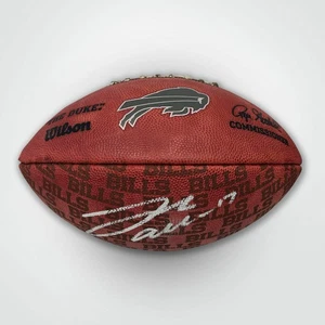 Josh Allen Signed NFL Buffalo Bills Official Authentic Wilson Duke Logo Football - Picture 1 of 4