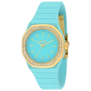 LIU JO YACHT LADY ACQUAMERINE G OROLOGIO DONNA SOLO TEMPO TLJ2382 NUOVO - Foto 1 di 2