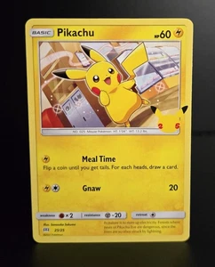 Pokémon TCG - PIKACHU #25 - PROMO - MCDONALD'S COLLECTION (2021) - LP - Picture 1 of 3