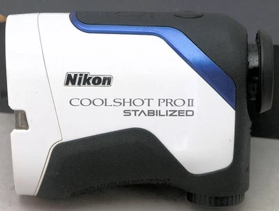 Telêmetro a laser de golfe estabilizado Nikon Coolshot Pro II branco - Imagem 1 de 4