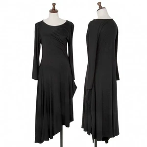 MICHIKO by Y�fs Rayon Wool Stretched Asymmetry Dress Size 1(K-117356) - Picture 1 of 12