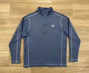 Nike Men's Golden State Warriors Golf Jacket LARGE Therma 1/4 Zip Vintage Swoosh - Picture 1 of 14