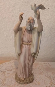 HOMCO Masterpiece Porcelain NOAH Religious Figurine Figure Vintage 1996 8" - Picture 1 of 10