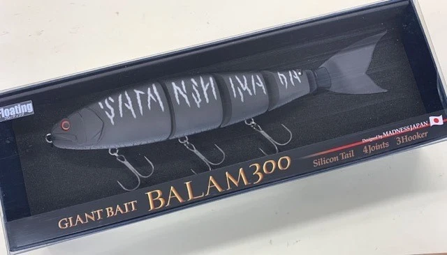 Madness Giant Bait Balam 300 # 13 Satan Black 168g Bass Catfish Hard Lure