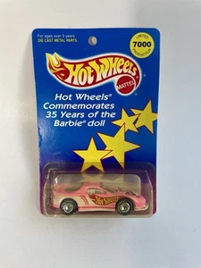 Hot Wheels 35 Years Of Barbie Pink Camaro 35th Anniversary First Edition 7000 - Picture 1 of 8