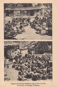 Tibet - Tibetan Christians gather for a celebration - Publ. Missions Étrangères - Picture 1 of 2