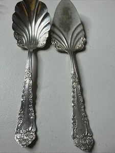 Royal Silverplate Co American Beauty/Belleza Rosa Cassarola CUCHARA + Servidor de Pasteles - Imagen 1 de 8