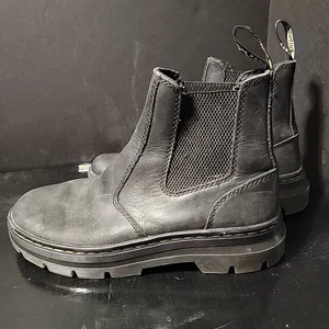 Dr. Doc Martens schwarze Embury Chelsea-Stiefelette Slipper Größe 7,5 Damen EU 38 Leder - Bild 1 von 16