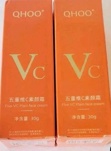 Lotto 2 scatole QHOO VC Five VC crema viso liscia idratante nuove con scatola 30 g - Foto 1 di 2