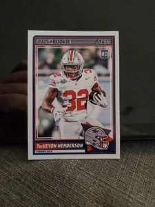 2025 Panini Score Football TreVEYON Henderson NE/OSU RC - Bild 1 von 2