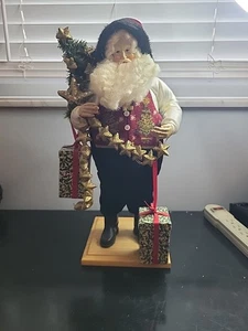 LYNN HANEY - 2002 'Holiday Sparkle' - STYLE #1632 - 18" SANTA FIGUR (SELTEN) - Bild 1 von 14
