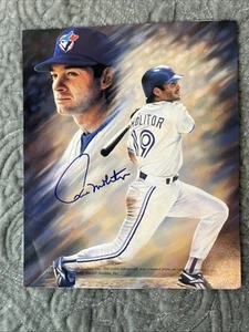 PAUL MOLITOR Autographed 8.5x7 Lithograph Picture Signed - Toronto Blue Jays - Picture 1 of 4