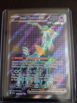 Pokemon Scarlet/Violet Iron Crown ex 191/162 Sv05: Temporal Forces Holo - Image 1 of 2