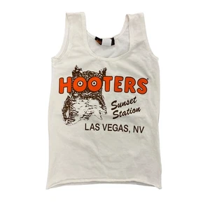 Vintage Hooters Sunset Station Las Vegas NV Tanktop Damen X Small weiß T-Shirt - Bild 1 von 5