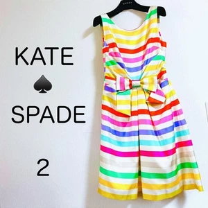Kate Spade 100% Silk Dress Size 2Width 37, Shoulder width 33, Length 93, N2782 - Picture 1 of 24