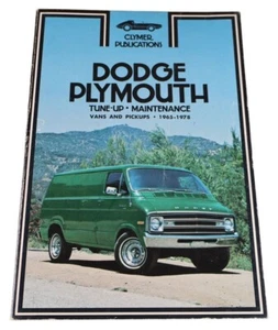 Dodge Plymouth Tune-Up & Maintenance Manual 1965-1978 Clymer Publication - Picture 1 of 11