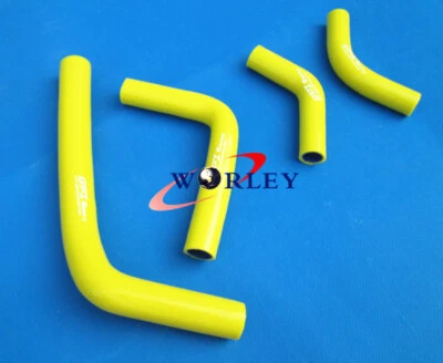 Manguera radiador silicona amarilla para Honda CRF250 CRF250X CRF250R 2004-2009 05 06 Foto 1 de 4