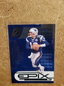 Tom Brady 2005 Donruss Zenith Epix 1st Down Blue 302/600 #E-24 SP Patriots READ - Picture 1 of 4