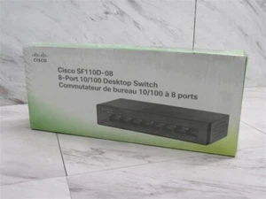 NEW SEALED Cisco SF110D-08 8-Port 10/100 Desktop Switch FREE SHIPPING! - Picture 1 of 3