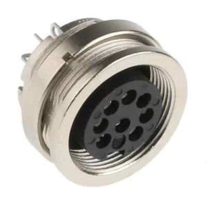 Binder MINIATURE CONNECTOR 5A 60VAC 8-Contacts Socket, Wall Mount 09-0174-00-08 - Picture 1 of 5