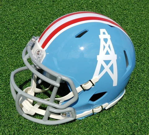 HOUSTON OILERS 1964-65 TRIBUTE THROWBACK FOOTBALL MINI HELMET Cover