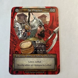 Sir Priamus - Arthurian Legends AL - Unique - Sorcery: Contested Realm - NM - Picture 1 of 2