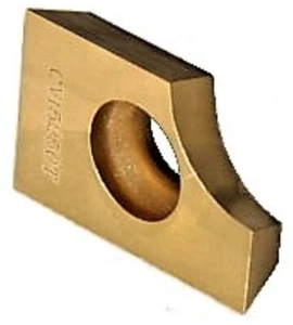 CUTTING TOOL TECHNOLOGIES TiN Carbide 3/16" R Corner Rounding Insert CV15190T C5 - Picture 1 of 3
