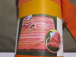 New with Tag for Sale - Coral Picnic Throw ( 50 in x 60 in ) - Picture 1 of 2