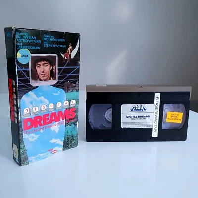 Digital Dreams (VHS, 1983) The Life and Dreams of Bill Wyman Rolling Stones RARE - Image 1 of 4