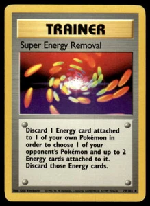Pokemon TCG Base Set #079/102 Super Energy Removal LP - Picture 1 of 2