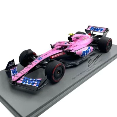 Modellino F1 Spark 1/18 Alpine A522 BWT 7th Bahrain Gp 2022 Signed Esteban Ocon - Immagine 1 di 4