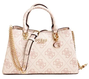 Guess Tasche Handtasche Henkeltasche  Eliette Girlfriend Satchel Dove  Logo Neu - Bild 1 von 9