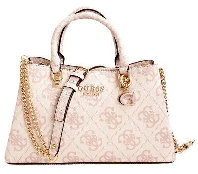 Guess Tasche Handtasche Henkeltasche  Eliette Girlfriend Satchel Dove  Logo Neu - Bild 1 von 4