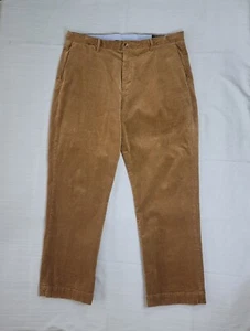 Polo Ralph Lauren Stretch Classic Fit Corduroy Pants Mens 36x30 Golden Brown - Picture 1 of 18