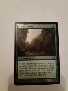 MTG. SYLVAN LIBRARY. Alternate art FOIL. Commander's Arsenal. Rare. Mint - Bild 1 von 1