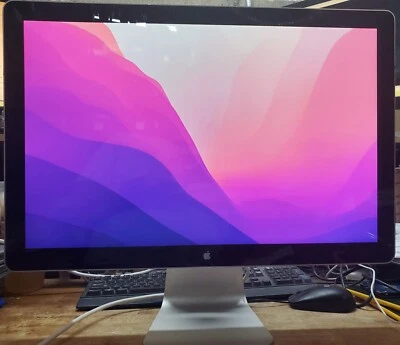 Apple Cinema Display LED A1267 24" 1920x1200 LED Silver MagSafe USB - Image 1 of 3