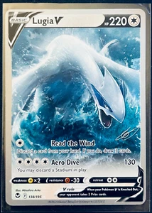 Silver Boarder Lugia V 138/195 Silver Tempest Pokemon Campionato del Mondo 2023 - Foto 1 di 2