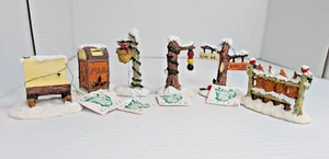 Silvestri Weihnachtsdorf bezaubernde Schwänze Briefkasten Zaun Dean Griff Lot 6 - Bild 1 von 19