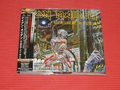 4BT 2015 REMASTER IRON MAIDEN Somewhere In Time JAPAN DIGIPAK CD - Image 1 of 2