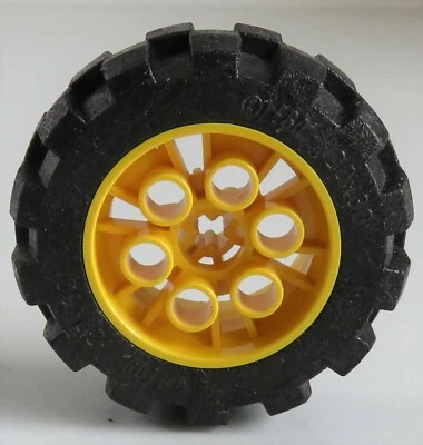 LEGO Technic - Reifen / Tire 20 x 30 mit Felge, gelb # 4266c01 - Bild 1 von 3