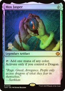 MTG FOIL Mox Jasper Prerelease Tarkir Dragonstorm - Promo: Date Stamped #246 - Picture 1 of 1