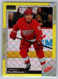 2020 O-Pee-Chee Platinum Valtteri Filppula Neon Yellow Surge #61 Red Wings - Bild 1 von 2