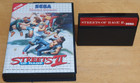 Streets Of Rage II 2 For Sega Master System Very Rare & Boxed