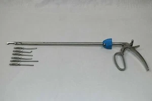 Detachable Laparoscopic Bulldog Clamp Forceps Instruments With 6 Clips Set - Picture 1 of 12