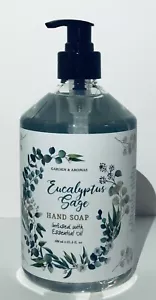 Garden & Aromas ~ Eucalyptus Sage~ Hand Soap with Essential Oil 21.5 oz - Picture 1 of 3
