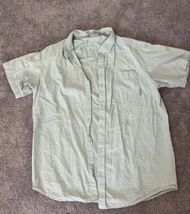 Columbia Button Down Kurzarm Large kariert Herren Hemd - Bild 1 von 4