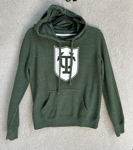 VETEMENTS Cappuccio University of Tampa Uomo Piccola Camicia Rossa Giacca Verde